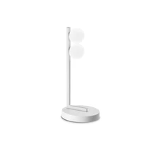 IdealLux PING PONG TL2 asztali lámpa fém, akrill, fehér, LED, 3000K, 6W, 500lm - 328294