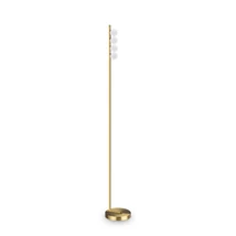 IdealLux PING PONG PT4 állólámpa fém, akrill, sárgaréz, fehér, LED, 3000K, 11W, 1000lm - 328324