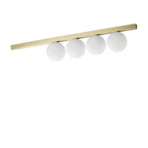 IdealLux BINOMIO PL4 mennyezet lámpa fém, üveg, sárgaréz, fehér, G9 - 328461