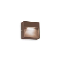 IdealLux DEDRA AP BIG kültéri fali lámpa fém, kávészín, LED, 3000K, 3W, 200lm, IP65 - 328621