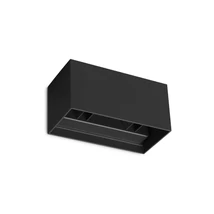 IdealLux ATOM AP D20 kültéri fali lámpa fém, fekete, LED, 3000K, 23W, 2100lm, IP54 - 328676