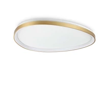 IdealLux GEMINI PL D081 mennyezet lámpa fém, műanyag, sárgaréz, fehér, LED-DALI, 3000K, 41W, 5600lm - 329260