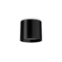 Ideallux SPIKE LED PL NERO mennyezeti lámpa fém, műanyag, fekete, opál, LED, 10W, 1100lm, 3000K - 336008