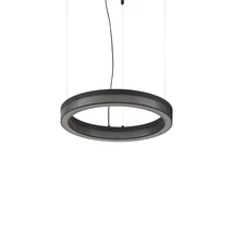 IdealLux CROWN függeszték fém, akril, fekete, LED, 21W, 3000K, 2050Lm - 339139