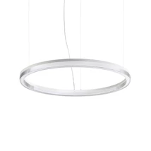 IdealLux CROWN függeszték fém, akril, fehér, áttetsző, LED, 43W, 3000K, 4300Lm - 339146