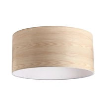 Ideallux SET UP PARALUME CILINDRO D90 LEGNO búra szövet, fa - 339276