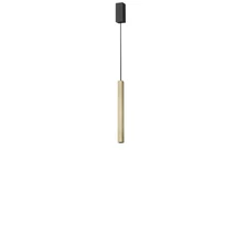 Ideallux ULTRATHIN SP D040 SQUARE ON-OFF OTTONE függeszték fém, sárgaréz, LED, 11.5W, 1150lm, 3000K - 339740