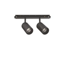 Ideallux EGO TRACK DOUBLE 16W DALI BK fényforrás mágneses sínrendszerhez fém, fekete, LED, 16W, 1400lm, 2700K - 340241