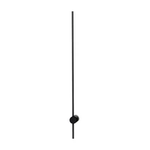 Ideallux ESSENCE AP D124 NERO fali lámpa fém, akril, fekete, opál, LED, 19W, 2300lm, 4000K - 341026