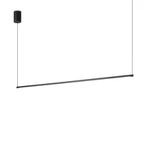 Ideallux ESSENCE SP D126 NERO függeszték fém, akril, fekete, opál, LED, 19W, 2100lm, 2700K - 341033