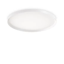 Ideallux FLY PL D90 BIANCO mennyezeti lámpa fém, fehér, LED, 68W, 8000lm, 2700K, IP40 - 341200