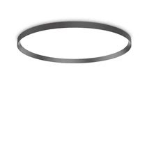 Ideallux FLY PL D90 NERO mennyezeti lámpa fém, fekete, LED, 68W, 8000lm, 2700K, IP40 - 341217