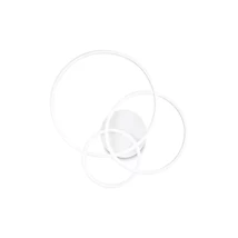 Ideallux FRAME PL CERCHIO BIANCO mennyezeti lámpa fém, műanyag, fehér, opál, LED, 41W, 4550lm, 2700K - 341309