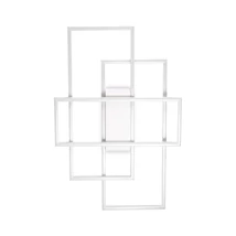 Ideallux FRAME PL RETTANGOLO BIANCO mennyezeti lámpa fém, műanyag, fehér, opál, LED, 33W, 3400lm, 2700K - 341323