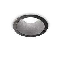 Ideallux GAME TRIM ROUND 20W BK BK beépíthető lámpa fém, fekete, LED, 20W, 2100lm, 2700K, IP40 - 341378