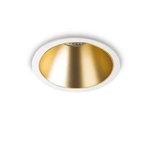 Ideallux GAME TRIM ROUND 20W 3000K WH GD beépíthető lámpa fém, fehér, arany, LED, 20W, 2250lm, 3000K, IP40 - 341422