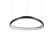 Ideallux GEMINI SP D061 ON-OFF NERO függeszték fém, műanyag, fekete, opál, LED, 47W, 4950lm, 2700K - 341569