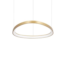 Ideallux GEMINI SP D061 ON-OFF OTTONE függeszték fém, műanyag, sárgaréz, opál, LED, 47W, 4950lm, 2700K - 341576