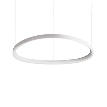 Ideallux GEMINI SP D081 ON-OFF BIANCO függeszték fém, műanyag, fehér, opál, LED, 56W, 6200lm, 2700K - 341583