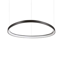 Ideallux GEMINI SP D081 ON-OFF NERO függeszték fém, műanyag, fekete, opál, LED, 56W, 6200lm, 2700K - 341590
