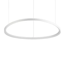 Ideallux GEMINI SP D105 ON-OFF BIANCO függeszték fém, műanyag, fehér, opál, LED, 78W, 8500lm, 2700K - 341613
