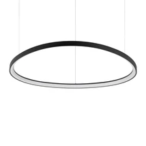 Ideallux GEMINI SP D105 ON-OFF NERO függeszték fém, műanyag, fekete, opál, LED, 78W, 8500lm, 2700K - 341620