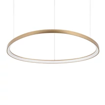 Ideallux GEMINI SP D105 ON-OFF OTTONE függeszték fém, műanyag, sárgaréz, opál, LED, 78W, 8500lm, 2700K - 341637