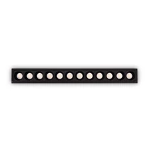 Ideallux LIKA FI SLIM 20W BK beépíthető lámpa fém, fekete, LED, 20W, 2400lm, 4000K - 341705