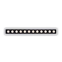 Ideallux LIKA FI SLIM 20W WH beépíthető lámpa fém, fehér, fekete, LED, 20W, 2400lm, 4000K - 341712