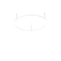 Ideallux ORACLE SLIM PL D050 ROUND ON-OFF WH mennyezeti lámpa fém, műanyag, fehér, opál, LED, 29W, 2850lm, 2700K - 341897