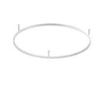 Ideallux ORACLE SLIM PL D090 ROUND ON-OFF WH mennyezeti lámpa fém, műanyag, fehér, opál, LED, 53W, 5350lm, 4000K - 341996