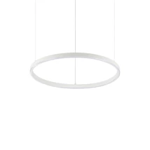 Ideallux ORACLE SLIM SP D050 ROUND ON-OFF WH függeszték fém, műanyag, fehér, opál, LED, 29W, 2850lm, 2700K - 342016