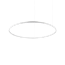 Ideallux ORACLE SLIM SP D090 ROUND DALI WH függeszték fém, műanyag, fehér, opál, LED, 42W, 4600lm, 4000K - 342139