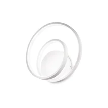 Ideallux OZ AP ON-OFF BIANCO fali lámpa fém, fehér, LED, 26W, 2450lm, 2700K - 342221