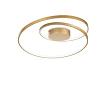Ideallux OZ PL ON-OFF OTTONE mennyezeti lámpa fém, sárgaréz, LED, 47W, 5500lm, 4000K - 342337