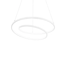 Ideallux OZ SP D60 ON-OFF BIANCO függeszték fém, fehér, LED, 47W, 5000lm, 2700K - 342344