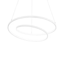 Ideallux OZ SP D80 ON-OFF BIANCO függeszték fém, fehér, LED, 52W, 6400lm, 4000K - 342436