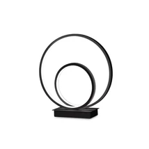 Ideallux OZ TL ON-OFF NERO asztali lámpa fém, fekete, LED, 22W, 2500lm, 2700K - 342474