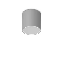 Ideallux TECHO PL1 ROUND D15 GRIGIO kültéri mennyezeti lámpa fém, üveg, szürke, áttetsző, GU10, IP54 - 342702