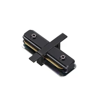 Ideallux LINK 1-PHASE RECESSED LINEAR CONNECTOR BK sínrendszer kiegészítő műanyag, fekete - 342856