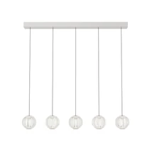 Ideallux DIAMOND SP5 függeszték fém, akril, króm, áttetsző, LED, 23W, 2350lm, 3000K - 343471