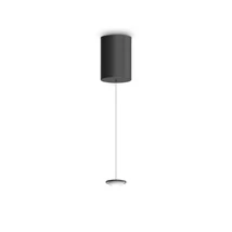 Ideallux MAPA MINI MSP1 SMALL NERO függeszték fém, üveg, fekete, szatén, LED, 2W, 140lm, 3000K - 343624