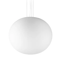 IdealLux COTTON függeszték fém, üveg, fehér, E27 - 344591