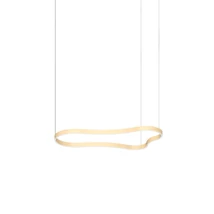 Ideallux WAVES-2 SP ORO függeszték fém, arany, LED, 45W, 6350lm, 3000K - 345253