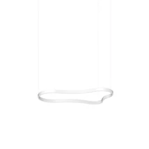Ideallux WAVES-2 SP BIANCO függeszték fém, fehér, LED, 45W, 6350lm, 3000K - 345260