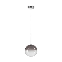 Ideallux EQUINOXE SP1 D20 FUME' SFUMATO függeszték fém, üveg, króm, füstszín, G4 - 345369