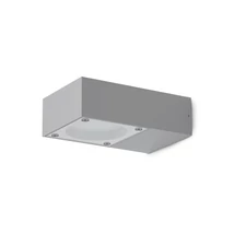 Ideallux SIRIO AP1 GRIGIO kültéri fali lámpa fém, üveg, szürke, áttetsző, GX53, IP65 - 345611