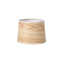 Ideallux SET UP PARALUME CONO D20 LEGNO búra szövet, fa - 345956