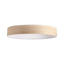 Ideallux SET UP PARALUME ULTRA SLIM D90 H09 LEGNO búra szövet, fa - 346199