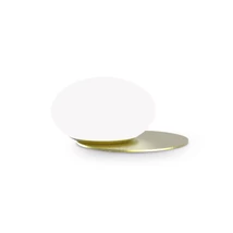 Ideallux NINFEA TL1 OTTONE asztali lámpa fém, üveg, sárgaréz, fehér, GX53 - 346526